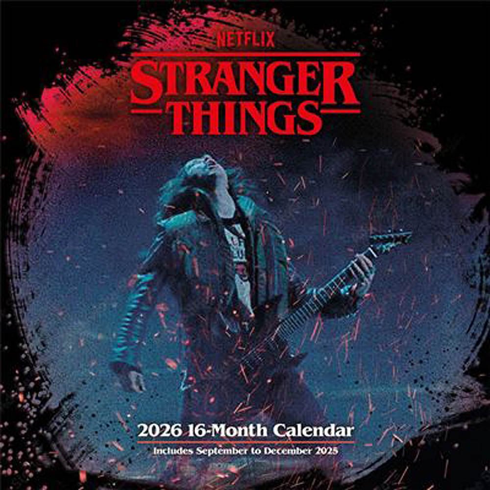 STRANGER THINGS ストレンジャー・シングス (シーズン5 2025年配信決定 ) - 2026 SQUARE CALENDAR / カレンダー・ダイアリー - PGS